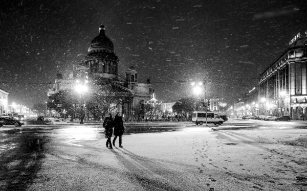 Санкт-Петербург зимой