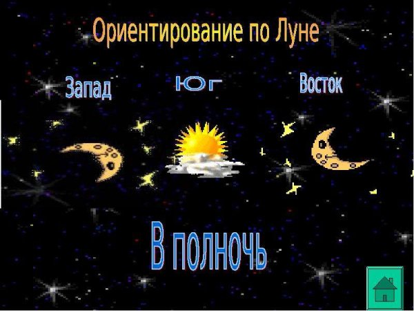 Ориентация по Луне