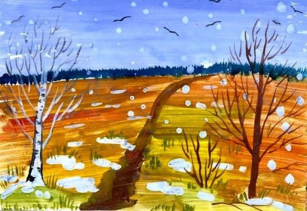 Пейзаж для детей дошкольного возраста