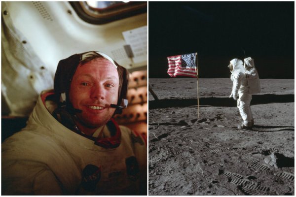 Нил Армстронг и Валентина Терешкова