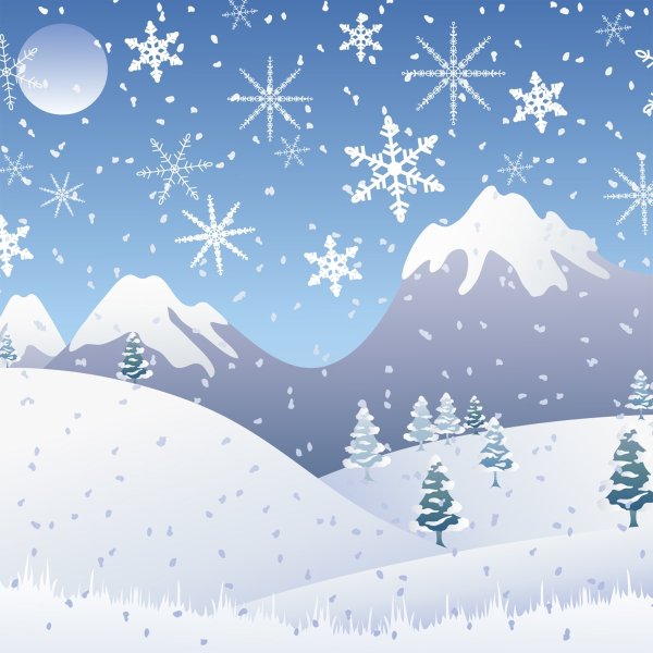 Сугроб в детском саду