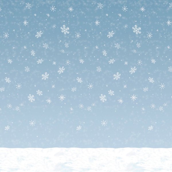 Снежный фон