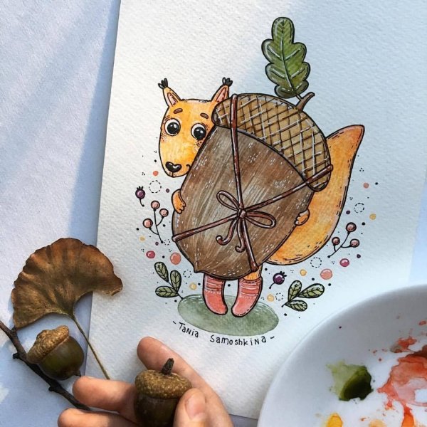 Таня Самошкина иллюстратор