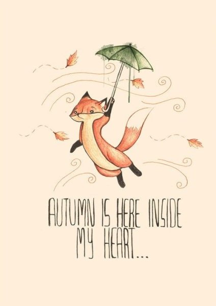 Осенние рисунки для скеч бука