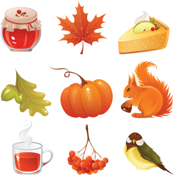 Осенние предметы