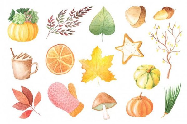 Вырезки Скрапбукинг осенние