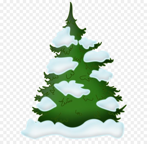 Елка в снегу для детей