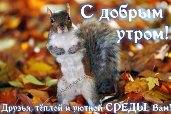 С добрым осенним утром среды