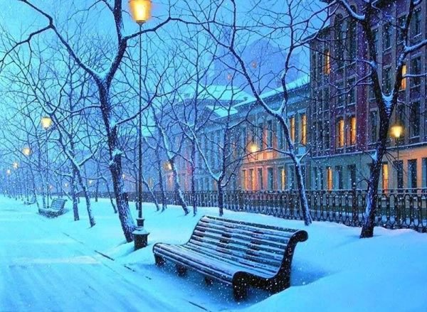 Алексей Бутырский Сумерки зимние Москва