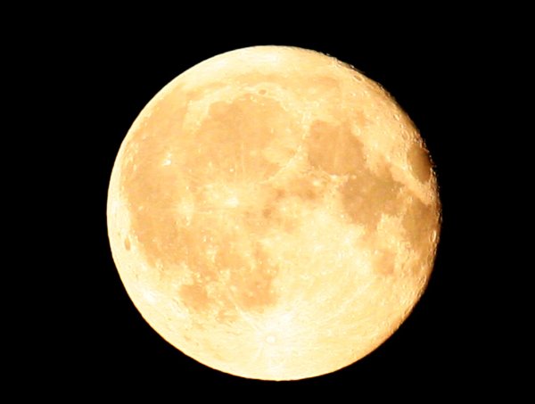 Большая круглая Луна фон