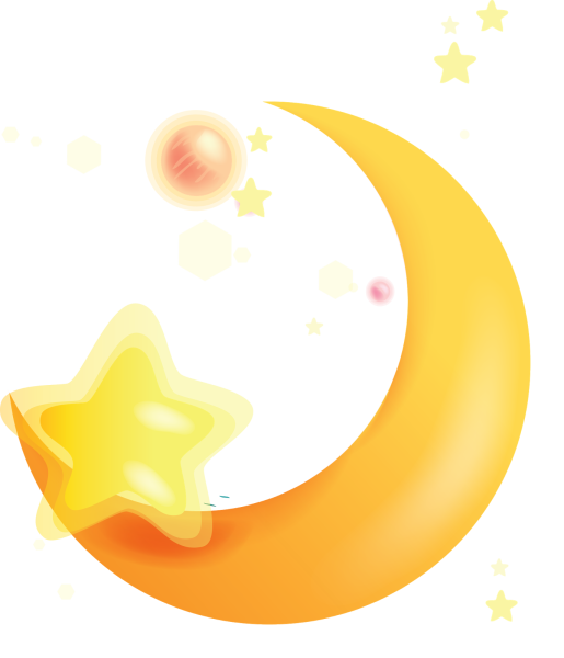 Месяц без фона