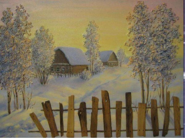 Иллюстрация к рассказу в деревне Бунин