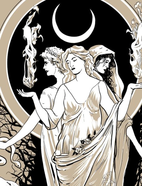 Селена богиня Луны арт