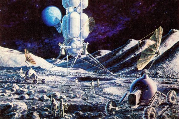 А.Соколов "на Луне. Грузы прибыли"