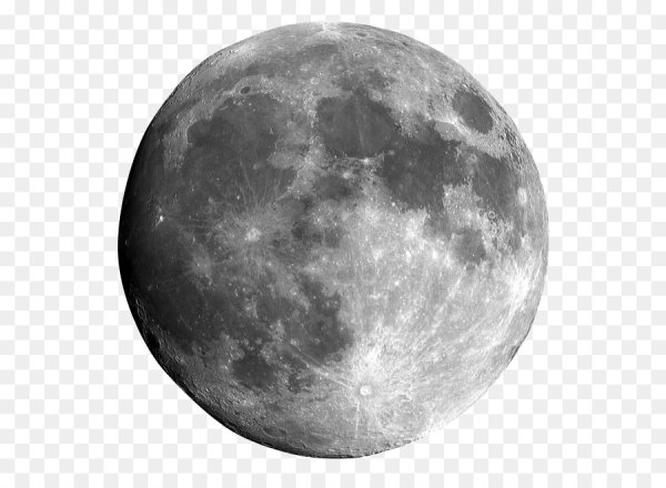 Луна на прозрачном фоне