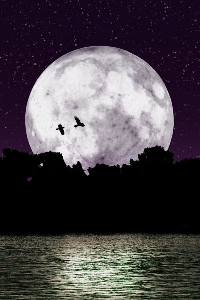 Огромная Луна