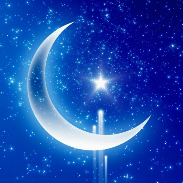 Знак мусульман полумесяц и звезда