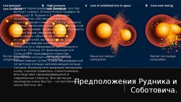 Предположения рудника и Соботовича