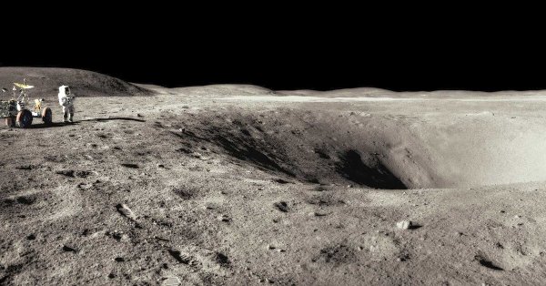 Рельеф лунной поверхности