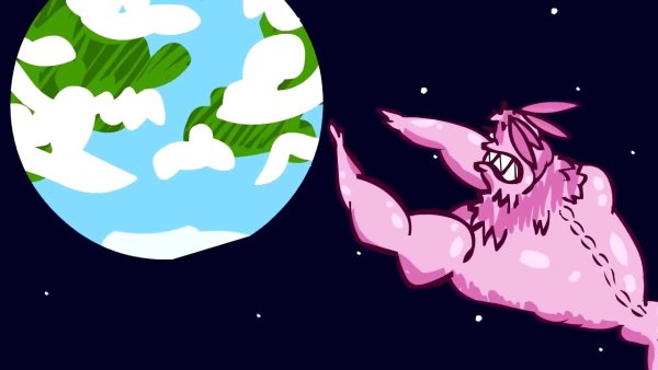 Лунтик упал с Луны