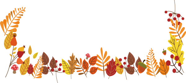 Осенние узоры рамки