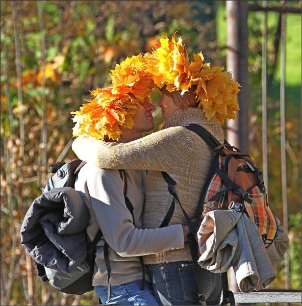 Поцелуй осенью