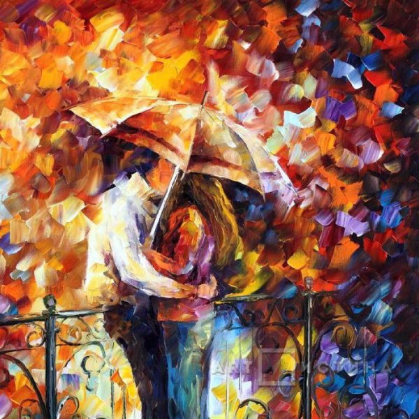 Картина осень двое