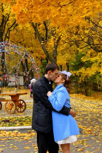 Поцелуй осенью