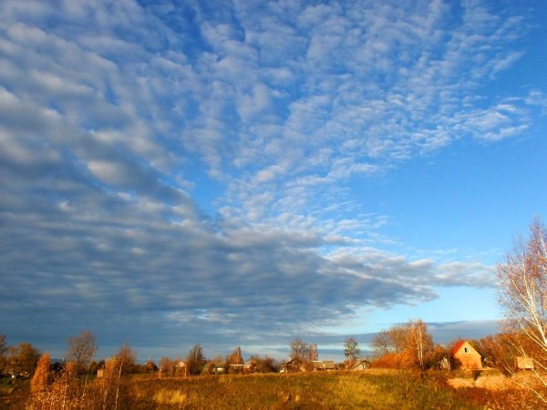Красивое осеннее небо