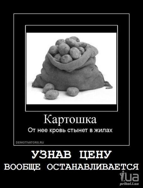 Картошка демотиватор