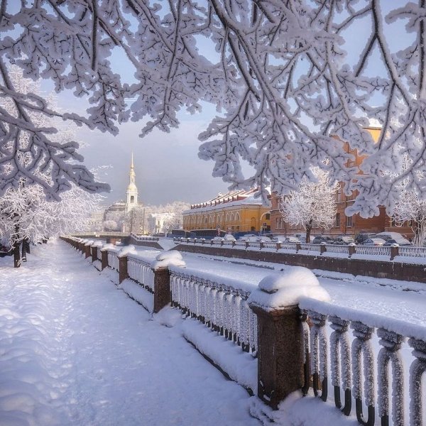 Санкт-Петербург зимой