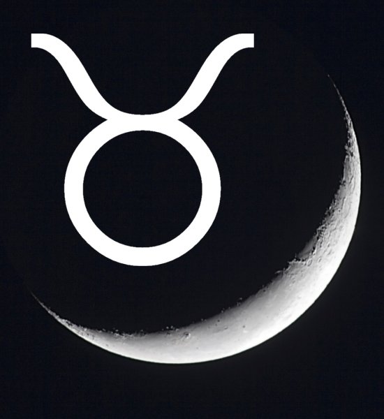 Телец и Луна