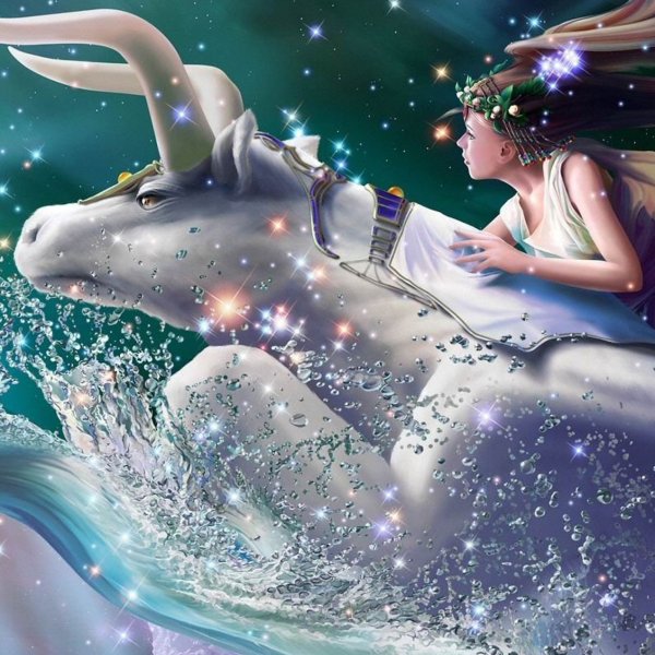 Картина Дева и Телец