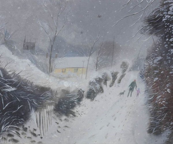 Анненский снег иллюстрация