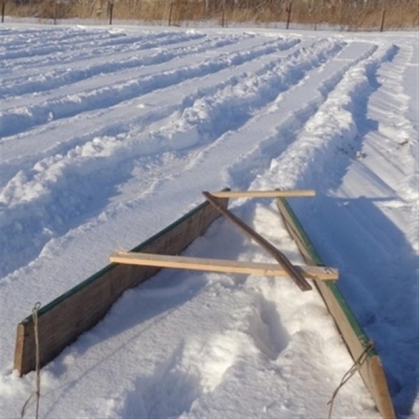 Снегозадержание на ДТ 75