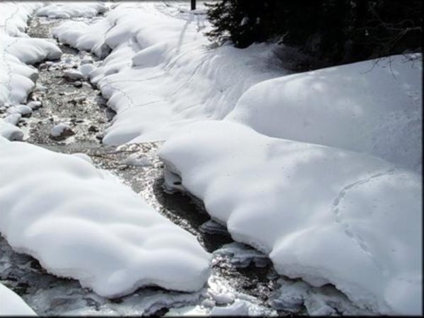 Тающие сугробы