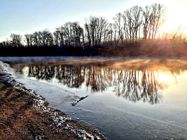 Ледостав осенью