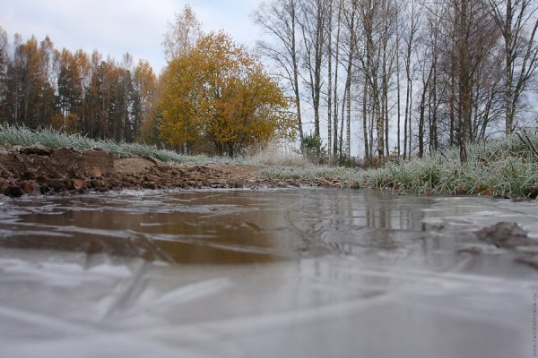 Лед осенью