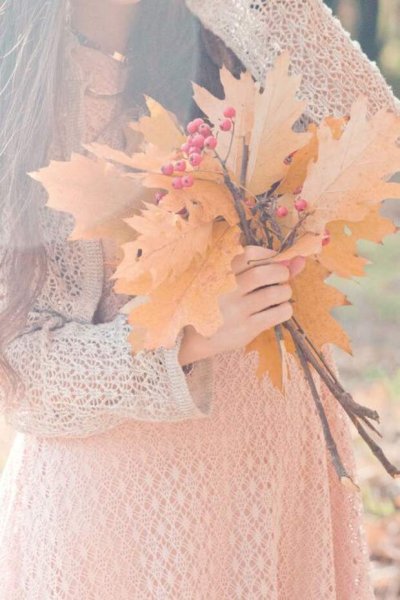 Осенняя нежная фотосессия