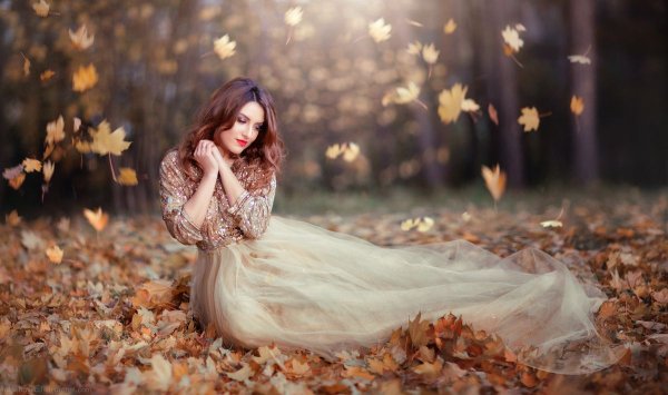 Ольга Бойко фотосессия осенью