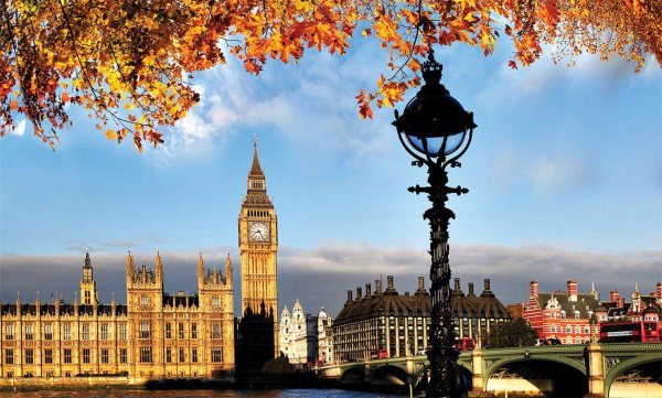 Осенний Лондон горизонтально