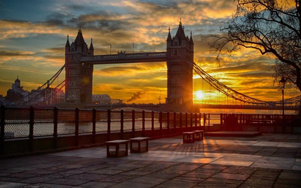 Тауэрский мост Лондон набережная