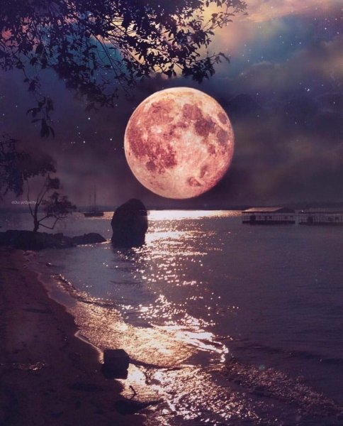 Луна фото красивое