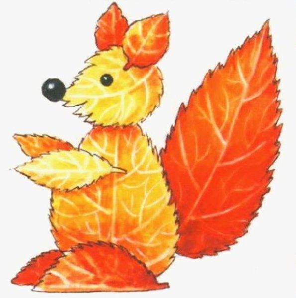 Поделки из листьев