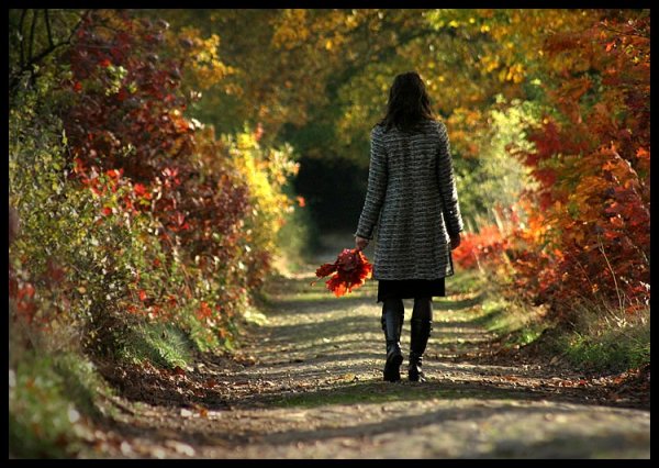 Осень девушка тоска