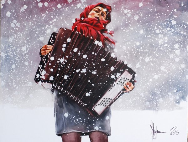 Снег снежок