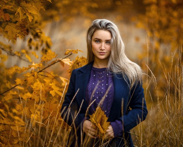 Фотомодель осень