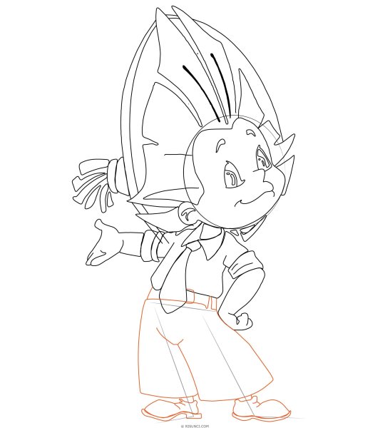 Незнайка рисунок