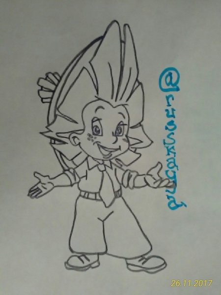 Незнайка рисунок карандашом