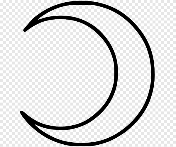 Полумесяц рисунок